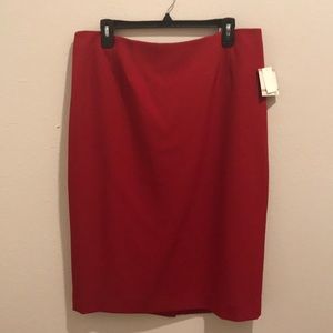 Kasper Fire Red Skirt